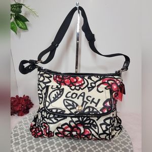 Coach Poppy Daisy Kyra Floral Graffiti Crossbody Bag
